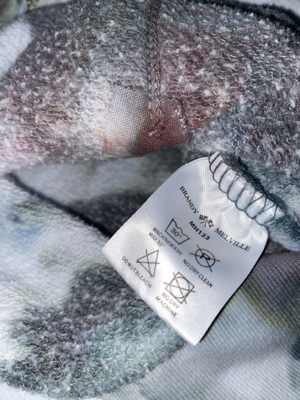 💫 Brandy Melville REMXD CUSTOM - Cropped Hoodie - One Size 💫 - Picture 4 of 4